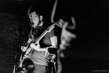 Terra Firma Dinosaur at The Smell, Nikon F3, Nikkor 50mm f/1.8 AI, Rollei RPX 400 pushed to 800